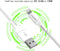 imoshion - Lightning naar USB A Kabel - 0,5 meter - Gevlochten textiel - Wit
