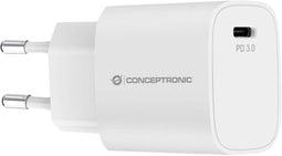 Conceptronic ALTHEA14W - Oplader Binnen - 20W USB-C Snel Opladen - Wit