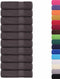 vidaXL - Douchehanddoeken - 50 - st - 70x140 - cm - 360 - g/m² - 100% - katoen - antraciet