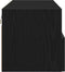 vidaXL - TV - Wandkast - Zwart - Eiken - 100x30x30 - cm - Gelaagd - Hout