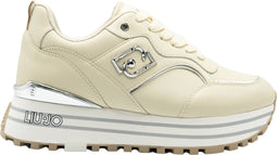 Liu Jo Maxi Wonder 73 - Dames Sneakers - Comfortabel en trendy - Ivoor