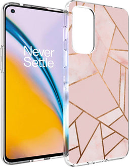 imoshion Hoesje - Geschikt voor OnePlus Nord 2 - Design hoesje - Pink Graphic