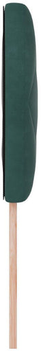 vidaXL - Hoofdbord - met - Diamantpatroon - Donkergroen - 90 - cm - Fluweel