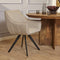 Taupe eetkamerstoel - stoelen -