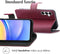 iMoshion Hoesje Geschikt voor Samsung Galaxy A15 (5G) / A15 (4G) Hoesje Met Pasjeshouder - iMoshion Luxe Bookcase - donkerrood