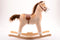 Hobbelpaard Hout - Hobbelpaard met Geluid - 64CM Hoog - Beige/Bruin