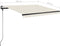 vidaXL - Luifel - automatisch - met - LED - en - windsensor - 350x250 - cm - crèmekleur