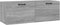 vidaXL - Wandkast - 100x36,5x35 - cm - bewerkt - hout - grijs - sonoma - eikenkleurig