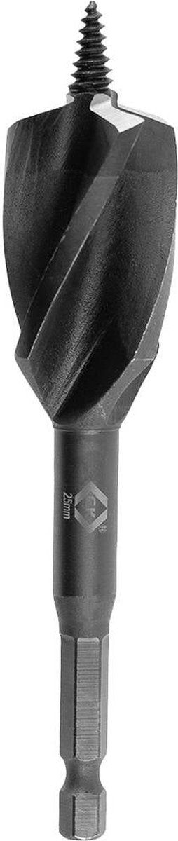 C.K T2946-22 Hout-spiraalboor 22 mm Gezamenlijke lengte 120 mm 6.35 mm, Zeskant schacht 1 stuk(s)