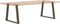 vidaXL - Eettafelpoten - 2 - st - V-vormig - 80x(72-73,3) - cm - staal - naturel