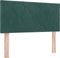 vidaXL - Hoofdbord - met - Diamantpatroon - Donkergroen - 90 - cm - Fluweel