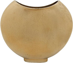 PTMD Xanny Bloempot - 40 x 7 x 35 cm - Aluminium - Goud