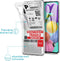 iMoshion Hoesje Geschikt voor Samsung Galaxy A51 Hoesje Siliconen - iMoshion Design hoesje - Transparant / Meerkleurig / Shipping label