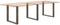 vidaXL - Salontafelpoten - 3 - st - U-vormig - 90x(72-73) - cm - staal - naturel