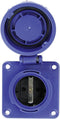 PCE 20352-8b Aanbouwcontactdoos IP68 Blauw