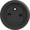 PCE 2411-src Koppeling met randaarde Rubber, Kunststof 230 V Zwart, Rood IP54
