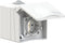 PCE 8630v Stopcontact (opbouw) Balwerpveilig IP44 Wit