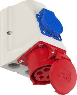 PCE 9215-6 CEE-wandcontactdoos 16 A 5-polig 400 V 1 stuk(s)