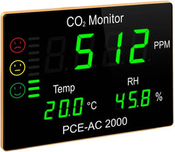 PCE Instruments PCE-AC 2000 CO₂-meter Temperatuur, Luchtvochtigheid, Koolstofdioxide