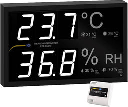 PCE Instruments PCE-EMD 5 PCE-EMD 5 Inbouwmeter 0 tot 50 °C 0 tot 99.9 % Hrel