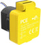 PCE U25050 Stopcontact (opbouw) Met USB-laaduitgang IP54 Geel