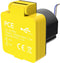 PCE U25050 Stopcontact (opbouw) Met USB-laaduitgang IP54 Geel