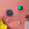 Fisura Wandklok - Pendulum - Met Slinger - 80 Cm - Aluminium - Groen
