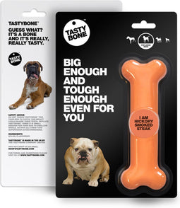 TastyBone - Large - Hickory Smoked Steak - Hond - Kauwspeelgoed - Vegan - Kluif - Nylabone