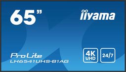 Iiyama ProLite LH6541UHS-B1AG - 65" Digital Signage Display - 4K UHD - Zwart