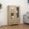 vidaXL - Hoge - kast - 70x31x115 - cm - bewerkt - hout - sonoma - eikenkleurig