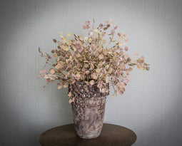 PTMD Leaves Plant Kunsttak - 32 x 24 x 56 cm - Paars/grijs