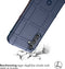 iMoshion Hoesje Geschikt voor Samsung Galaxy A14 (4G) Hoesje Siliconen - iMoshion Rugged Shield Backcover - Donkerblauw