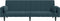 vidaXL - Slaapbank - 2-zits - met - 2 - kussens - fluweel - blauw