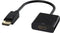 Ewent EC1455 - Adapter DisplayPort naar HDMI 0,15 m - Zwart