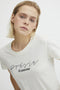 Ichi IHRUNELA SS5 - Dames T-shirt - Katoen - Cloud Dancer (2023)