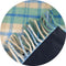 Picknickkleed Polo Cottage Blauw - Wol - Waterdicht - 145x183cm - Tweedmill