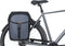 Basil Miles dubbele fietstas MIK, 34L, black slate - polyester - waterdicht - reflectiedetails -