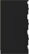 vidaXL - Dressoir - 70x35,5x67,5 - cm - bewerkt - hout - zwart