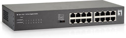 LevelOne GEU-1621 - Unmanaged Switch - 16x Gigabit Ethernet 10/100/1000Mbps - 1U