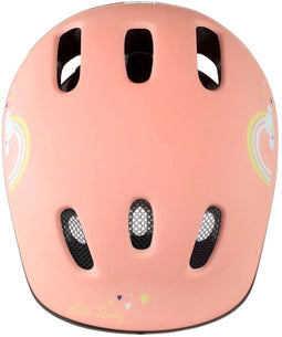 Polisport Happy Rainbow - Kinderhelm XXS - Veiligheid & Comfort - Roze