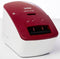 Brother QL-600R - Labelprinter - Direct thermisch 300 x 600 DPI - Rood