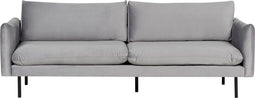 VINTERBRO - Driezitsbank - Grijs - Fluweel