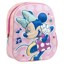3D-schoolrugzak Minnie Mouse Roze 25,0 x 31,0 x 10,0 cm