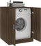vidaXL - Wasmachinekast - 71x71,5x91,5 - cm - bruin - eikenkleur