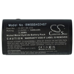 Medische technologie batterij als vervanging voor Heine X-001.99.333 - 1400mAh, 2.4V, NiMH