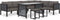 vidaXL - Hoekbank - sectioneel - met - rechterarmleuning - poly - rattan - antraciet