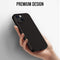Podec iPhone 13 mini - Telefoonhoesje - Krasbestendig - Zwart