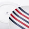 Serviesset Beverly Hills Polo Club Blauw Rood Porselein Strepen 12 Onderdelen
