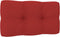 vidaXL Bankkussen pallet 70x40x10 cm rood