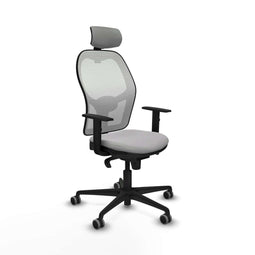Piqueras y Crespo 1D036G2 - Bureaustoel - Hoofdsteun - Lichtgrijs